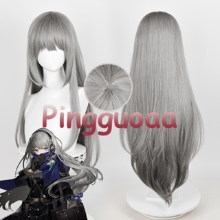 【Manmei】Reverse:1999 Bkornblume Cosplay Wig 85cm Long Straight Gray Gradient Wigs Heat Resistant Synthetic Hair