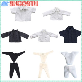 Shoogth เสื้อยืดท็อป น่ารัก สําหรับตุ๊กตา 1/12Bjd 1/11ob11