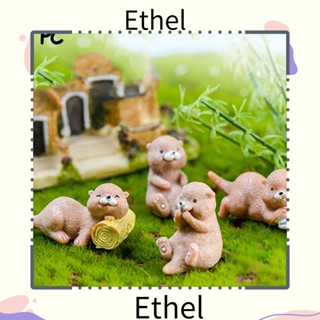 Ethel1 โมเดลฟิกเกอร์ รูปนากนาก 1 ชิ้น สําหรับตกแต่งบ้านตุ๊กตา สวนบอนไซ