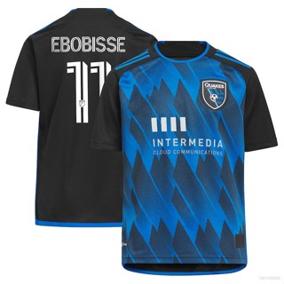 Ani 2023 เสื้อยืดแขนสั้น พิมพ์ลาย Jeremy Ebobisse San Jose Earthquakes Jersey พลัสไซซ์