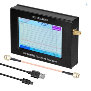 Tmt เครื่องวิเคราะห์เครือข่ายสเปกตรัม แหล่งสัญญาณ 35-4400mhz ความถี่แบนด์วิดท์ หน้าจอ LCD ควบคุมแบบสัมผัสเต็มจอ