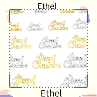 Ethel1 จี้สุขสันต์วันคริสต์มาส สําหรับตกแต่งบ้าน DIY