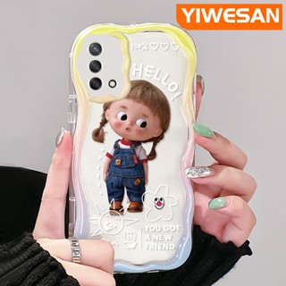 เคสโทรศัพท์มือถือแบบนิ่ม ใส กันกระแทก ลายการ์ตูนเด็กผู้หญิงซน น่ารัก สีสันสดใส สําหรับ OPPO A74 4G A95 4G F19 F19S Reno 6 Lite