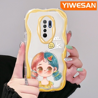 เคสโทรศัพท์มือถือนิ่ม แบบใส กันกระแทก ลายการ์ตูนเด็กผู้หญิงน่ารัก สีครีม สําหรับ Xiaomi Redmi 10 Prime 10C 9 Prime 12C POCO C55 POCO M2