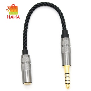 Hifi อะแดปเตอร์สายเคเบิ้ลเสียงหูฟัง 4.4 มม. 4.4 XLR 4 Pin ตัวผู้ เป็นตัวเมีย