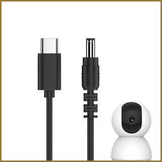 สายชาร์จ Type C เป็น DC 65W USB Type C อินพุต เป็น DC Out 4.92 ฟุต สําหรับไฟเราเตอร์ พัดลมเสียงแมว