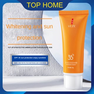 VEZE Sunscreen SPF35 PA+ Hydrating, Moisturizing, Refreshing, Whitening, Facial Sunscreen, Body Sunscreen, Non-เหนียวเหนอะหนะ Top1Store