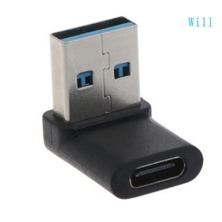 Will อะแดปเตอร์แปลง USB 3 0 ตัวผู้ เป็น Type c ตัวเมีย Type-c ถ่ายโอนข้อมูล