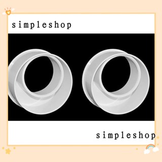 Simple บูชท่อระบายน้ํา PVC สีขาว DIY 2 ชิ้น