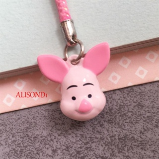 Alisond1 สายคล้องโทรศัพท์มือถือ ลายการ์ตูนมิกกี้ วินนี่ เดอะ พูห์ DIY