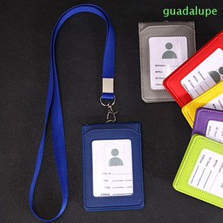 Guadalupe ซองใส่บัตร พร้อมสายคล้องคอ บัตรรถบัส แฟชั่น สําหรับนักเรียน สํานักงาน โรงเรียน