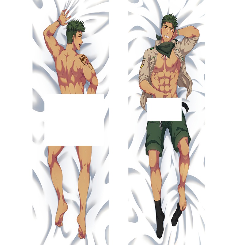 Camp buddy Dakimakura กอดหมอน Body Case Props พิมพ์สองด้านปลอกหมอน 50*150