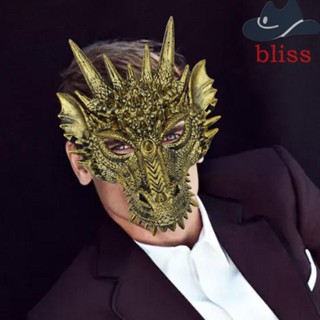 Bliss หน้ากากมังกร สร้างสรรค์ สําหรับผู้ชาย งานรื่นเริง ฮาโลวีน เทศกาล ปาร์ตี้ อุปกรณ์ตกแต่งปีใหม่ หน้ากากฮาโลวีน