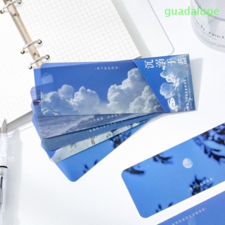 Guadalupe ที่คั่นหนังสือ PVC เนื้อแมตต์ ลายก้อนเมฆ สําหรับนักเรียน สํานักงาน โรงเรียน