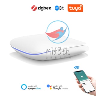 Tuya Zigbee BT ฮับเกตเวย์อัจฉริยะ ควบคุมผ่านแอป แอปสมาร์ทโฟน สําหรับ Amazon Alexa Google Home