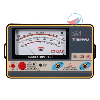 เครื่องวัดความต้านทานดิจิทัล โอห์มมิเตอร์ 0-1000MΩ 500V ความแม่นยําสูง