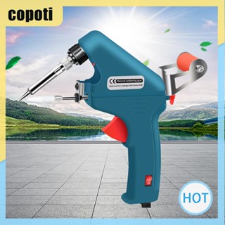 Copoti หัวแร้งบัดกรีไฟฟ้าอัตโนมัติ 60W สําหรับซ่อมแซมไฟฟ้า บ้าน