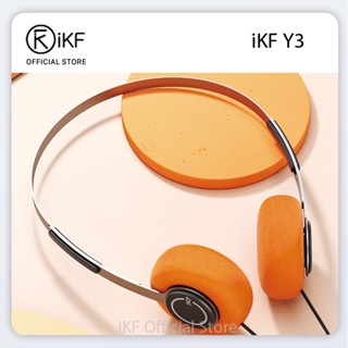 iKF Y3 หูฟังแม่เหล็ก HiFi 30 มม. น้ําหนักเบา สีขาว