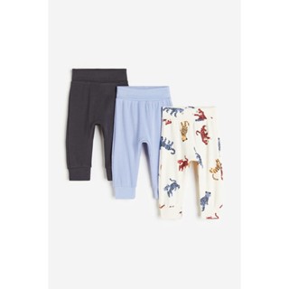 H&amp;M  Girl 3-pack cotton trousers 0909534_1