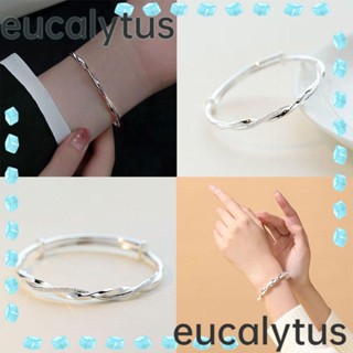 Eucalytus1 สร้อยข้อมือเงินสเตอร์ลิง 57 มม. เครื่องประดับ สําหรับผู้หญิง