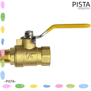 Pista วาล์วน้ํา บอลวาล์ว 1/4 นิ้ว ทนแรงดันสูง ตัวเมีย X ตัวผู้ ทองเหลือง สําหรับน้ํา น้ํามัน ก๊าซ ท่อฟิตติ้ง