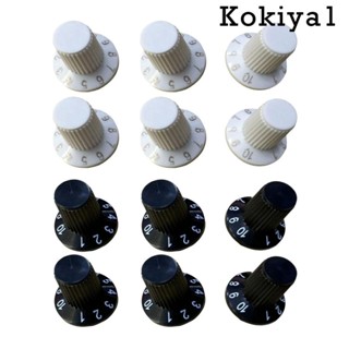 [Kokiya1] ลูกบิดโพเทนชิโอมิเตอร์ แบบเปลี่ยน ปรับได้ 10 แผง 6 ชิ้น