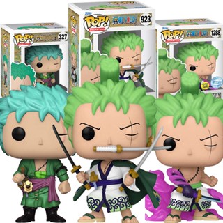 Roronoa Zoro 923#-Funko Pop One Piece Zoro 1288#327 โมเดลฟิกเกอร์แอคชั่น