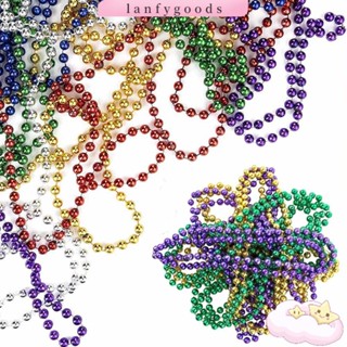 Lanfy ลูกปัด Mardi Gras พร็อพสําหรับตกแต่งสร้อยคอ DIY วัน Patricks