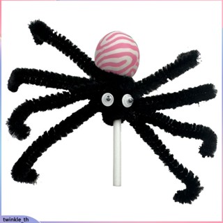 New Ghost Spider Lollipop Set Spider Lollipop Shelf Halloween Gift ตกแต่งสยองขวัญ (twinkle.th)