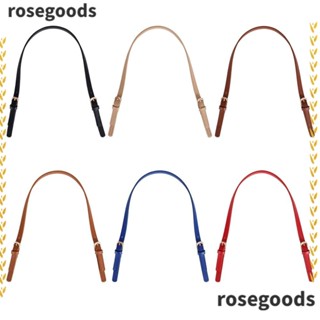 Rosegoods1 สายสะพายกระเป๋า หนัง PU ถอดได้ อุปกรณ์เสริม สําหรับเย็บกระเป๋าถือ DIY