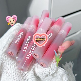 CYREAL CYREAL Hello Style Honey Frozen Mirror Lip Glaze Lasting Color Moisturizing Doodle Lip Water Light-Sensitive Glass ลิปกลอส