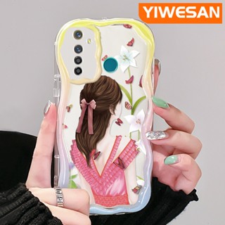 เคสโทรศัพท์มือถือ ซิลิกาใส กันกระแทก ลายผีเสื้อ เด็กผู้หญิง สําหรับ Realme 5 5i 5s 5 Pro 6i Narzo 20A Q