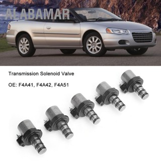 ALABAMAR 5 ชิ้น/เซ็ต Transmission Solenoid Valve Fit สำหรับ HYUNDAI Elantra 2001-07 4 SP FWD 1.8L 2.0L F4A51