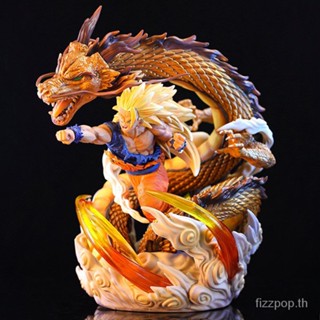 Seven Dragon Ball Dragon boxing outbreak super three Wukong hand-held Super Fierce Battle Saiyan 3 Dragon boxing rote model F7BL