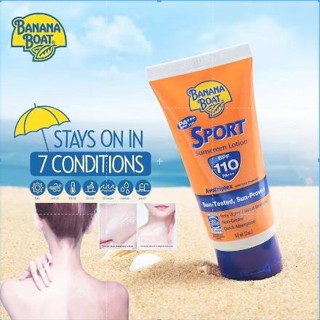 Banana BOAT ครีมกันแดด SPF110 สดชื่น ไม่เหนียวเหนอะหนะ กันน้ํา กันเหงื่อ กันรังสียูวี กลางแจ้ง ริมทะเล เกาะ เดินทาง กันแดด ทุกเพศ