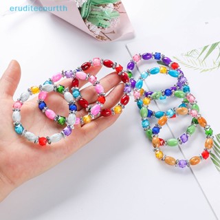 [eruditecourtth] สร้อยข้อมือ แก้วคริสตัล หลากสี เครื่องประดับแฟชั่น สําหรับผู้หญิง [ใหม่]