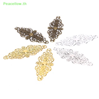 Peacellow ตัวเชื่อมต่อ ลายดอกไม้ สําหรับทําเครื่องประดับ DIY 20 ชิ้น