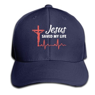 หมวกกอล์ฟ Jesus Saved My Life 2 สามารถปรับได้ สําหรับผู้ชาย และผู้หญิง