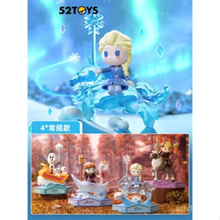 [พร้อมส่ง] ของแท้ ฟิกเกอร์ Disney Frozen-Merry-go-round Series Mystery Box I8QV สําหรับตกแต่ง