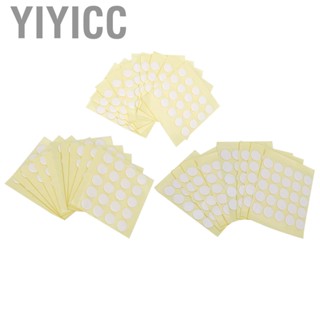 Yiyicc 200Pcs 10/12/15 mm Clear Invisible Round Double Sided Tape  Strength Adhesive Dots Nail Art Manicure Tool