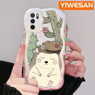 เคสโทรศัพท์มือถือ แบบใส ลายการ์ตูนกระรอกน้อยน่ารัก สีครีม สําหรับ OPPO A16 A16s A54s A54 A55