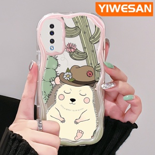 เคสโทรศัพท์มือถือ แบบใส ลายการ์ตูนกระรอกน้อยน่ารัก สีครีม สําหรับ Samsung galaxy A50 A50s A30s A51 M40s A52 A52s 5G