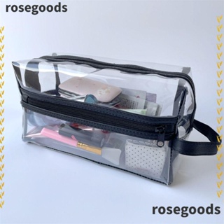 Rosegoods1 กระเป๋าเครื่องสําอาง PVC แบบใส