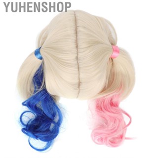 Yuhenshop Cosplay  High Temperature Fiber Double Ponytail Wig