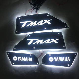 แผ่นกันรอยประตู led สําหรับ Yamaha TMAX T-MAX530 TMAX530