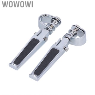 Wowowi Motorcycle Footpegs  Engine Guard Corrosion Resistant for 1 Inch 1-1/4 Inches Guards/Tubes Round  Frame Or