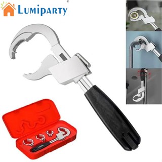 Lumiparty ประแจอเนกประสงค์ 3 หัวจับ ปรับได้ สําหรับซ่อมแซมห้องน้ํา