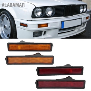 ALABAMAR 2 pcs ด้านหน้า Marker Light ฝาครอบเลนส์ 63141377849 สำหรับ E30 E32 E34 318i 325i 525i 735i