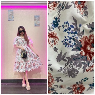 Jkfashion - RRD DRESS ชุดเดรสยาง แบบร่วมสมัย MOTIF/NATASYA DRESS