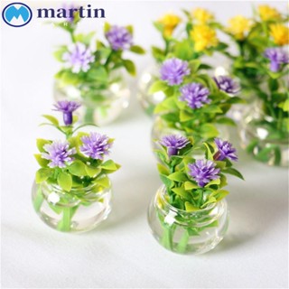 Martin โมเดลกระถางต้นไม้จําลอง 1/12 DIY สําหรับตกแต่งบ้านตุ๊กตา